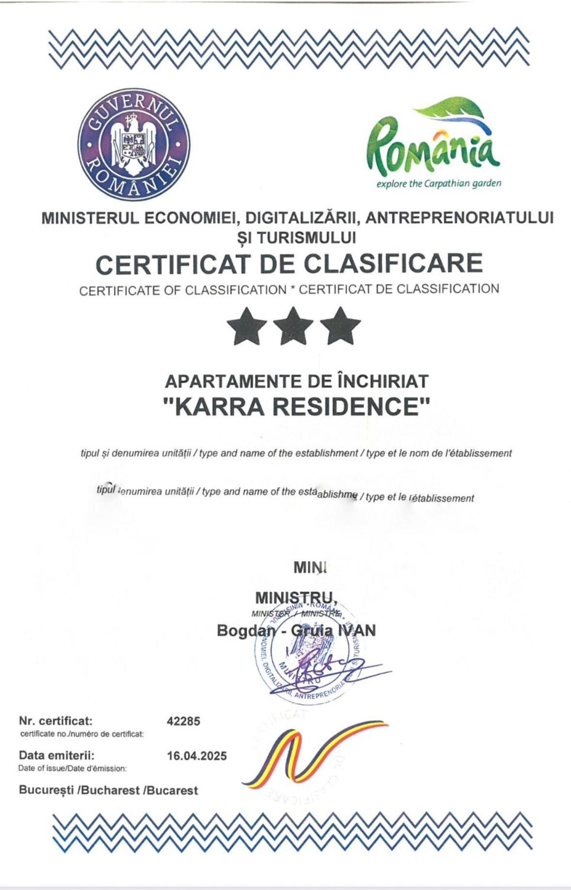Karra Residence Timisoara - Autorizat Ministerul Turismului ภายนอก รูปภาพ
